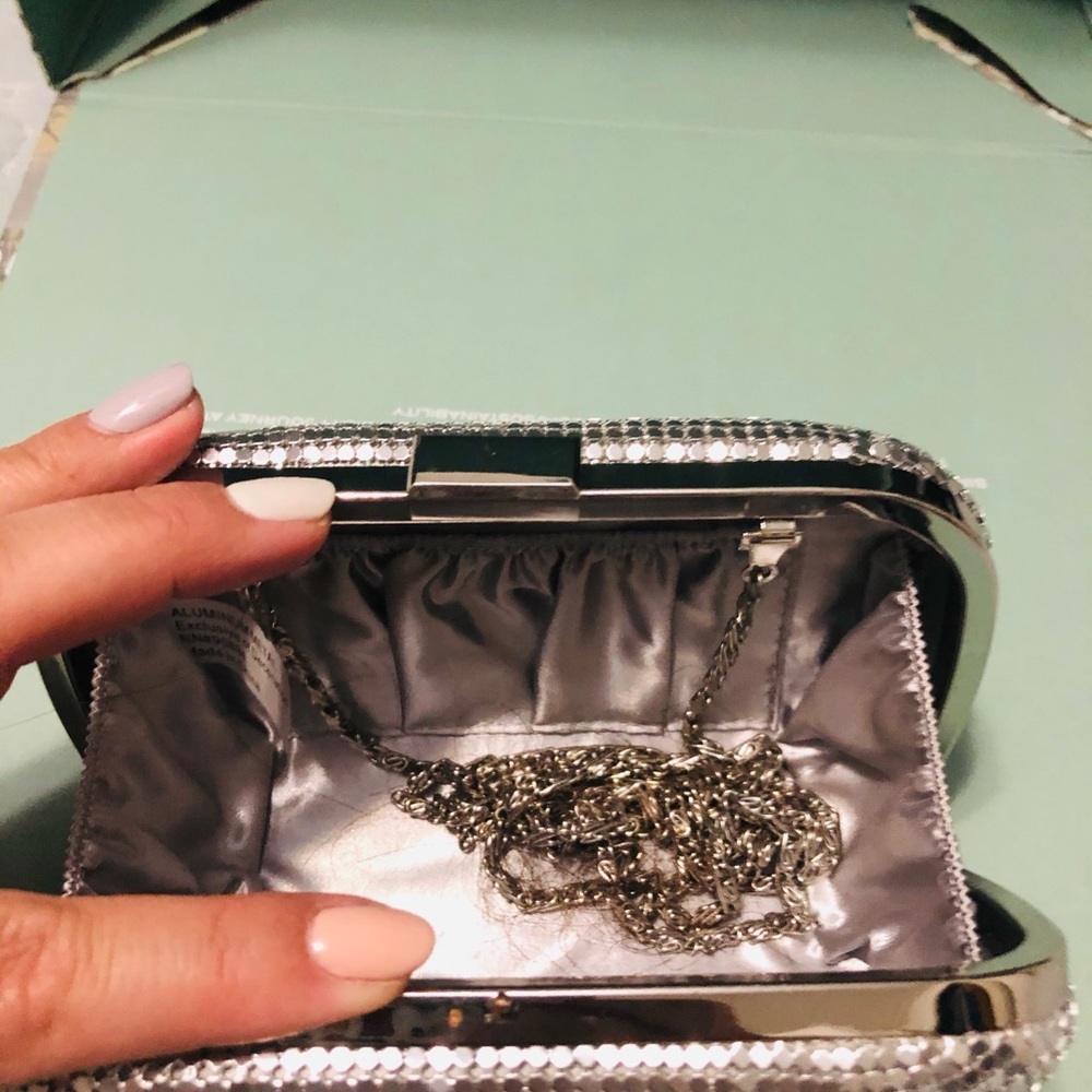 Used, Rhinestone Box Clutch - Picture 3 of 4